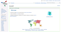 Desktop Screenshot of fr.wikivoyage.org