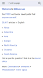 Mobile Screenshot of en.wikivoyage.org