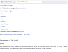 Tablet Screenshot of en.wikivoyage.org